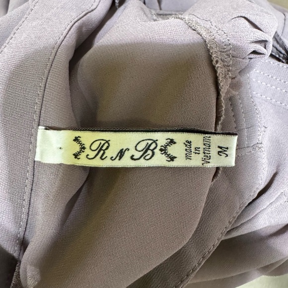 R n B brand Elegant Mauve Button-Down Dress - Picture 10 of 14